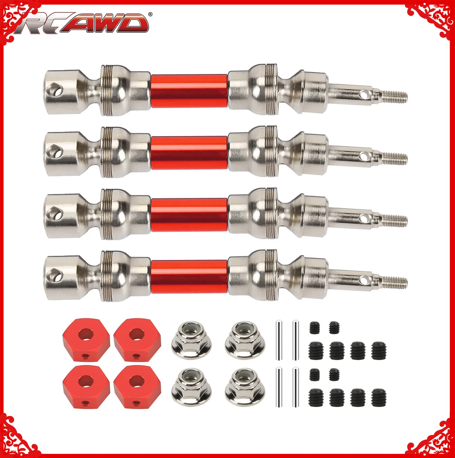 RCAWD ARA310992 Alloy Drive Shaft For 1/8 ARRMA INFRACTION VENDETTA 3S BLX MEGA upgraded part
RCAWD ARA310992 Alloy Drive Shaft For 1/8 ARRMA INFRACTION VENDETTA 3S BLX MEGA upgraded part