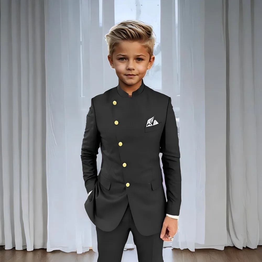 Black Boys Suits African Design Set Piano Performance For Wedding Formal Tuxedo Kids Costume Children Tailor Made Top Qulity
Black Boys Suits African Design Set Piano Performance For Wedding Formal Tuxedo Kids Costume Children Tailor Made Top Qulity