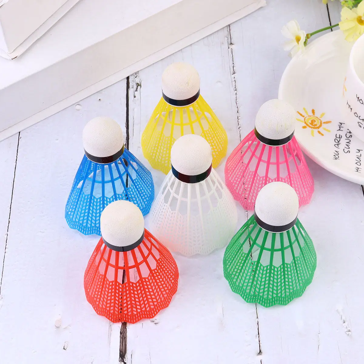 6Pcs Colorful Shuttlecock for Children Lightweight Badminton Ball Outdoor Play Sports Equipment Fun Kids Activity
6Pcs Colorful Shuttlecock for Children Lightweight Badminton Ball Outdoor Play Sports Equipment Fun Kids Activity
