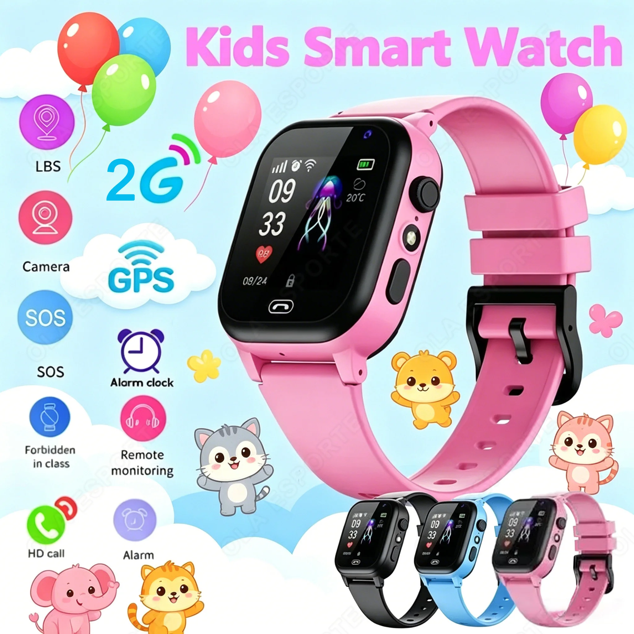 Call Phone Watch Waterproof Mother Children GPS Monitor Boy Girls SOS Child Sports Digital Watches Tracker Watch HW12
Call Phone Watch Waterproof Mother Children GPS Monitor Boy Girls SOS Child Sports Digital Watches Tracker Watch HW12