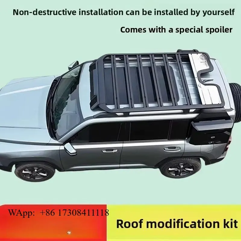 Special Modified for Haval Raptor: Roof Platform, Roof Rack, Luggage Rack, Side Ladder, Storage Box, Mecha Grille Net
Special Modified for Haval Raptor: Roof Platform, Roof Rack, Luggage Rack, Side Ladder, Storage Box, Mecha Grille Net