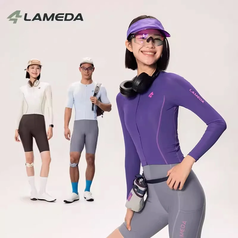 LAMEDA Cycling Jersey Seamless Breathable For Men Women UPF50+ Lightweight Slim Reflective Long Sleeve Top For Zip Sports Wear
LAMEDA Cycling Jersey Seamless Breathable For Men Women UPF50+ Lightweight Slim Reflective Long Sleeve Top For Zip Sports Wear
