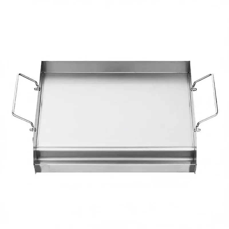 Rectangular Flat Top Plate 17x13 inch For Camping Tailgating Party BBQ Grill Gas Grill Teppanyaki Cookware Built-in Handles Professional Cooking Surface Portable Outdoor Kitchenware Accessory
Rectangular Flat Top Plate 17x13 inch For Camping Tailgating Party BBQ Grill Gas Grill Teppanyaki Cookware Built-in Handles Professional Cooking Surface Portable Outdoor Kitchenware Accessory