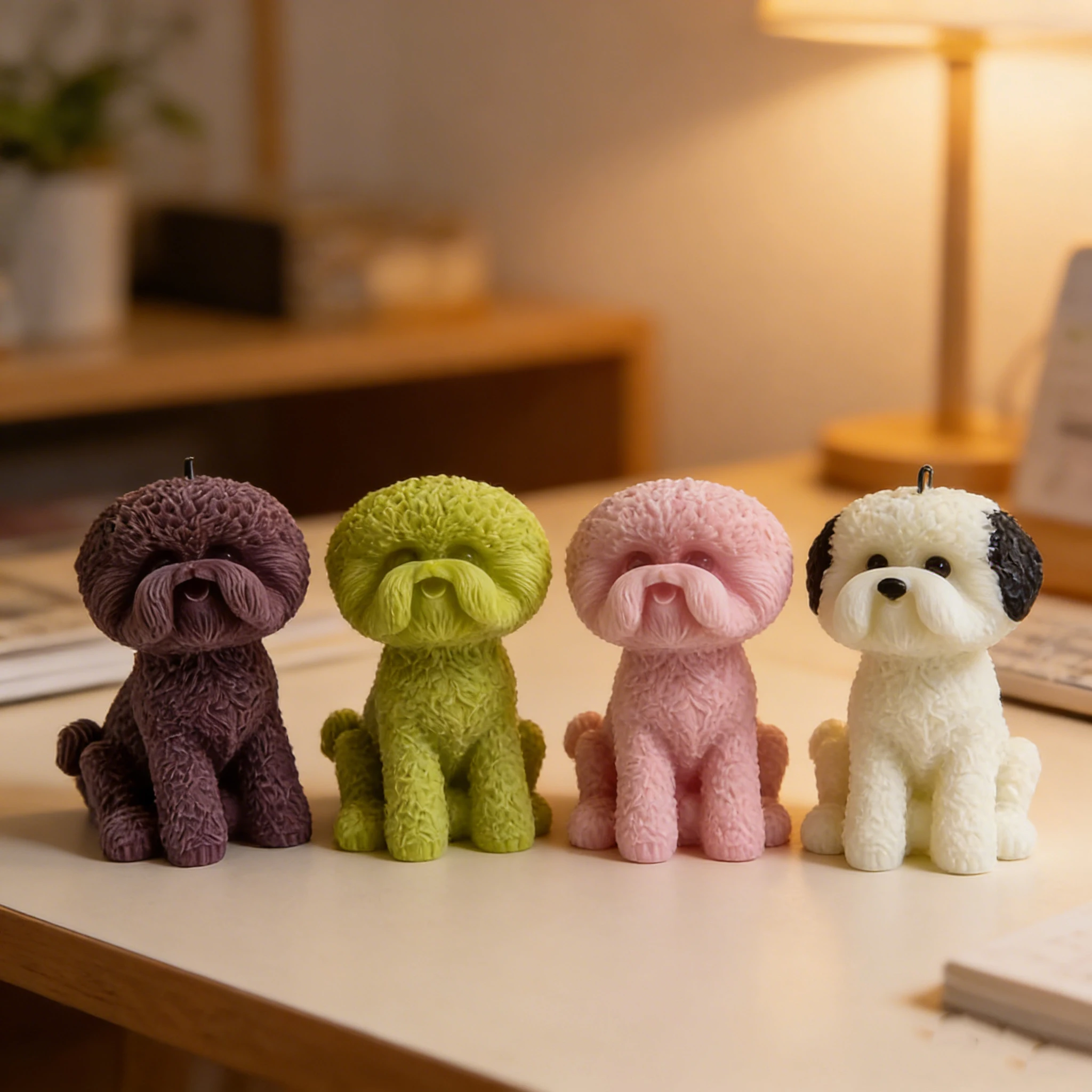 3D Cute Puppy Teddy Dog Candle Silicone Mold DIY for Soap Plaster Epoxy Resin Handmade Craft Home Decor Gift
3D Cute Puppy Teddy Dog Candle Silicone Mold DIY for Soap Plaster Epoxy Resin Handmade Craft Home Decor Gift