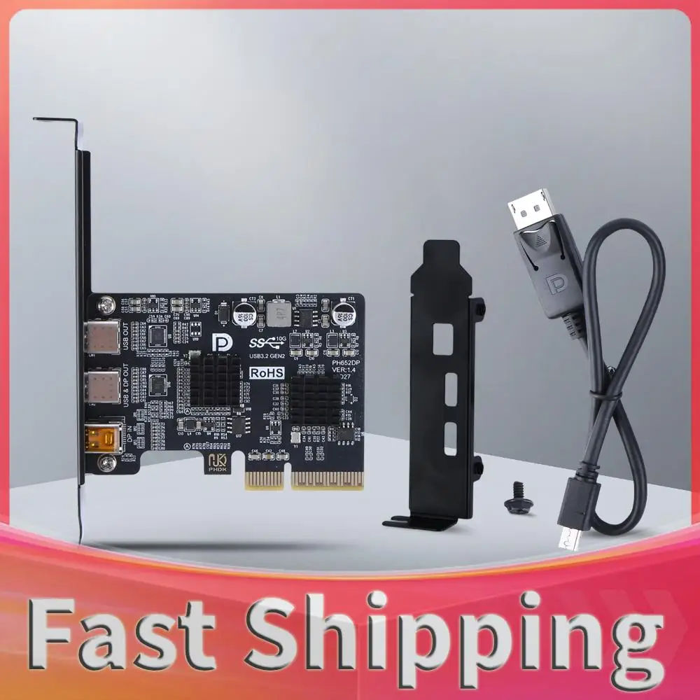 Type-C Expansion Card ASM3142 Controller DP 4K Video Adapter Converter TYPE-C Port Monitor Dock Adapter Cards
Type-C Expansion Card ASM3142 Controller DP 4K Video Adapter Converter TYPE-C Port Monitor Dock Adapter Cards