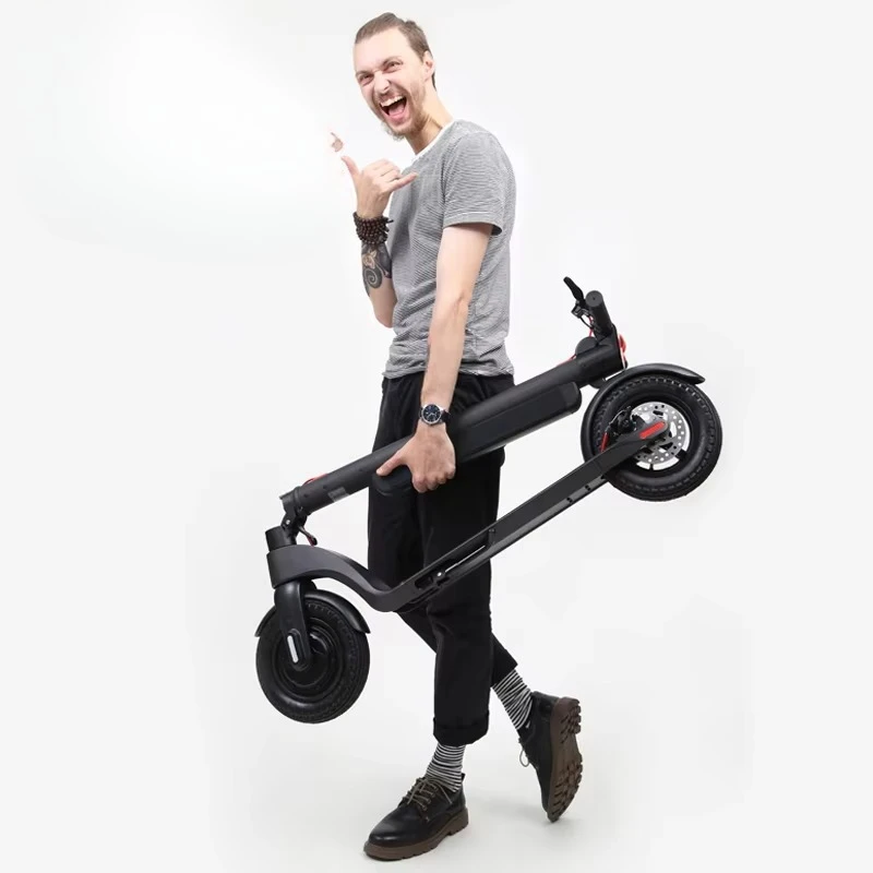 Hx 30Km Long Battery X8 Brushless 250W Motor 25Km/H Escooter Adult 10 Inch Big Fat Tire Wheel Wide Pro Electric Scooter Foldable
Hx 30Km Long Battery X8 Brushless 250W Motor 25Km/H Escooter Adult 10 Inch Big Fat Tire Wheel Wide Pro Electric Scooter Foldable