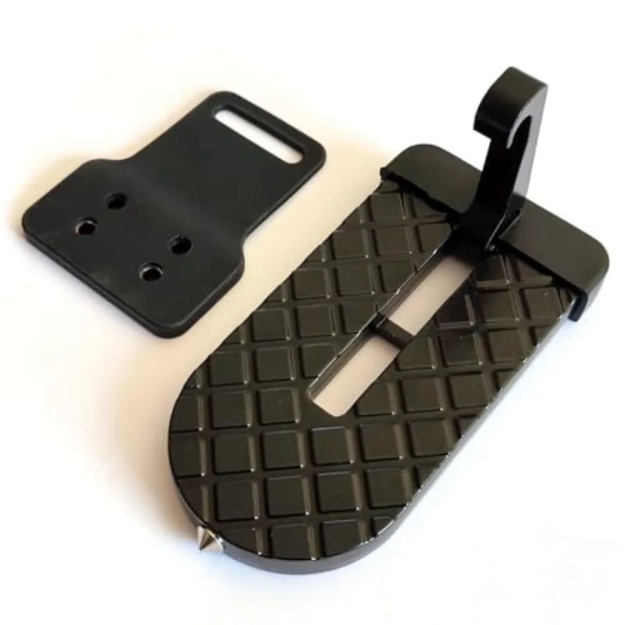 Car Door Step for Roof Access, Feet Rest for Climbing Car Top, with Glass Breaker, Aluminum Alloy and Extra Thick Rubber Buffer
Car Door Step for Roof Access, Feet Rest for Climbing Car Top, with Glass Breaker, Aluminum Alloy and Extra Thick Rubber Buffer