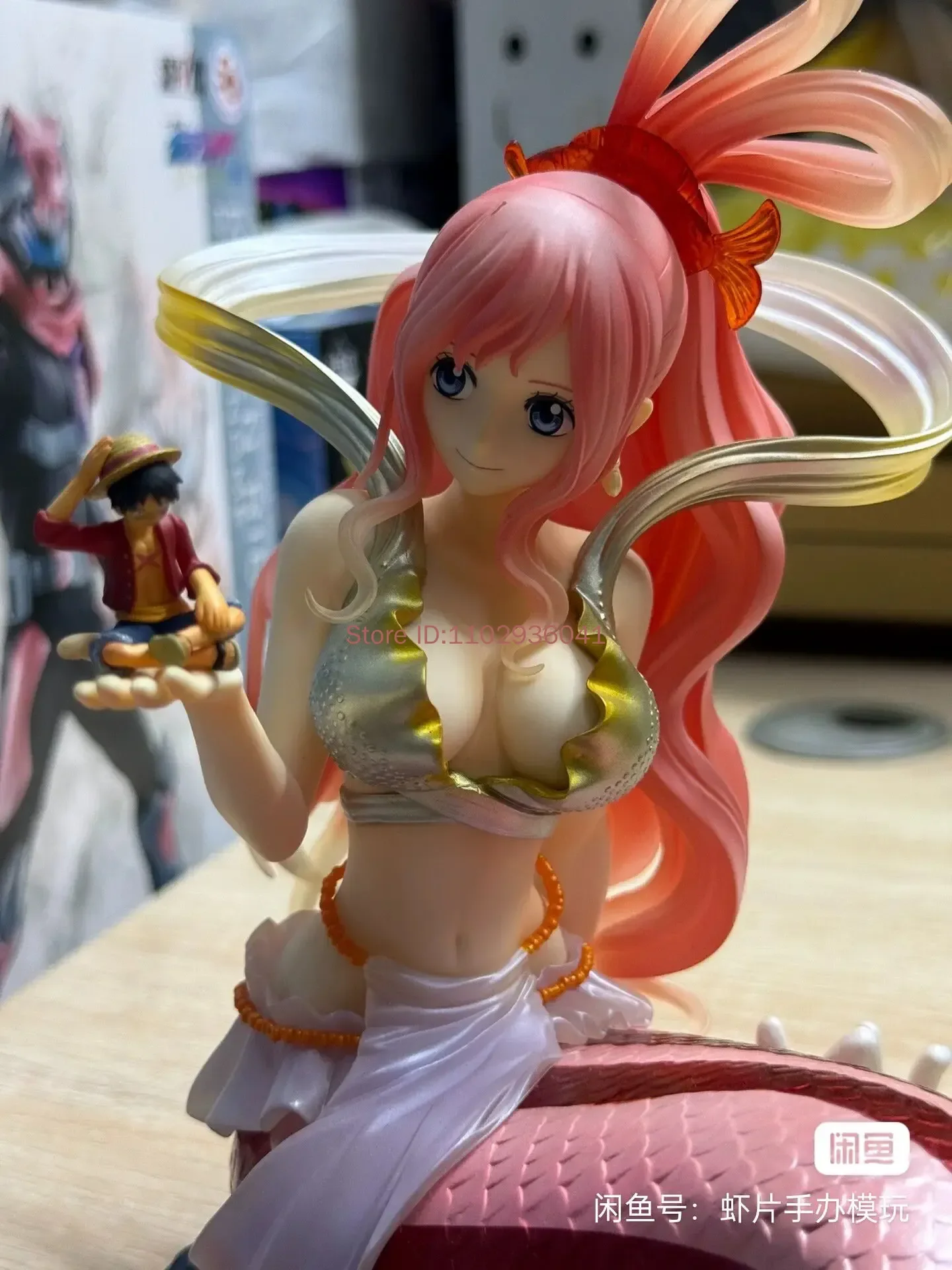 One Piece Shirahoshi Hold Luffy In Hand Action Figures Model Doll Toys Collectible Desktop Ornaments Kids Birthday Mas Gifts
One Piece Shirahoshi Hold Luffy In Hand Action Figures Model Doll Toys Collectible Desktop Ornaments Kids Birthday Mas Gifts