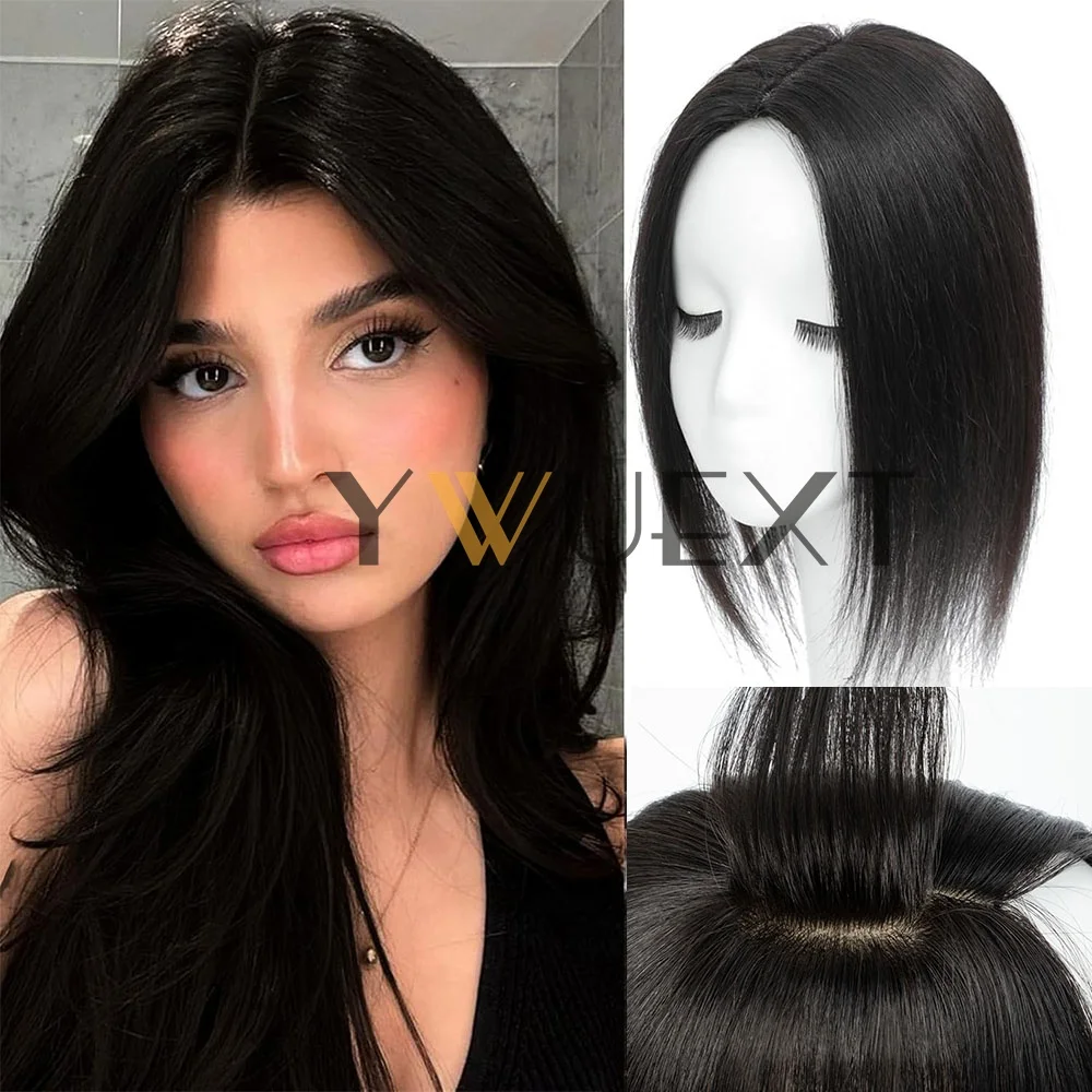 Hair Toppers Middle Part Women Human Hair Topper with Lace Base Clips in Hair Extensions Natural Black Human Hairpieces Wiglets
Hair Toppers Middle Part Women Human Hair Topper with Lace Base Clips in Hair Extensions Natural Black Human Hairpieces Wiglets