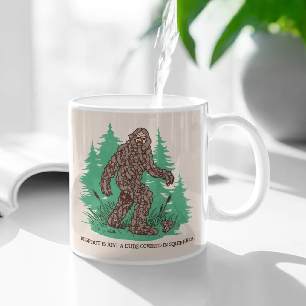 Bigfoot Is Just A Dude Covered In Squirrels Ceramic Cup Coffee Oatmeal Breakfast Cup Creative Personality Mug
Bigfoot Is Just A Dude Covered In Squirrels Ceramic Cup Coffee Oatmeal Breakfast Cup Creative Personality Mug