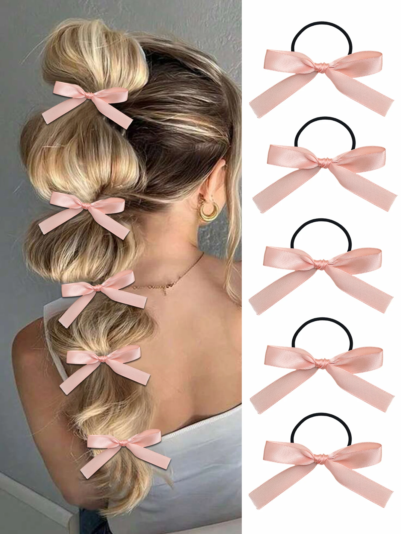 5pcs Women's Butterfly Knot Hair Ties Age-Defying Versatile Daily Use Suitable Hair Bands Gift Recommendation
5pcs Women's Butterfly Knot Hair Ties Age-Defying Versatile Daily Use Suitable Hair Bands Gift Recommendation