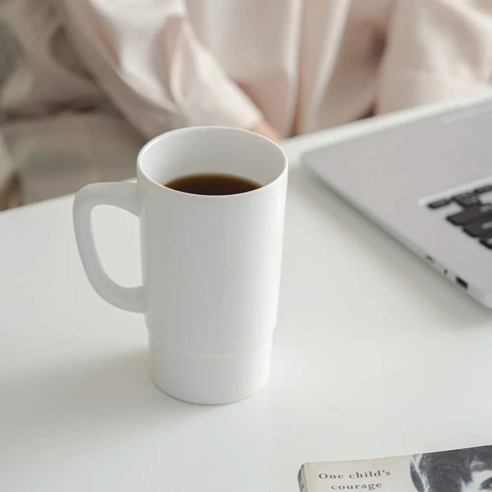 Ceramic Latte Mug Modern & Minimal Design Procelain Coffee Mug With Handle Large Capacity 520ML For Couple
Ceramic Latte Mug Modern & Minimal Design Procelain Coffee Mug With Handle Large Capacity 520ML For Couple