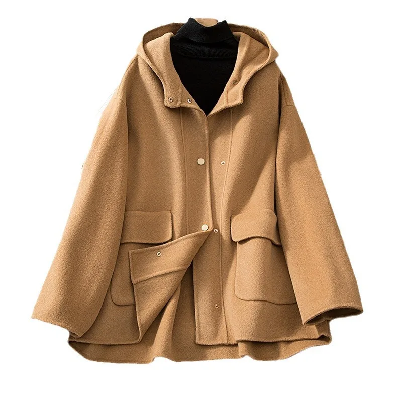 Новое двустороннее шерстяное пальто, женское короткое двустороннее шерстяное американское пальто, свободное шерстяное пальто, маленькое пальто в корейском стиле
Новое двустороннее шерстяное пальто, женское короткое двустороннее шерстяное американское пальто, свободное шерстяное пальто, маленькое пальто в корейском стиле