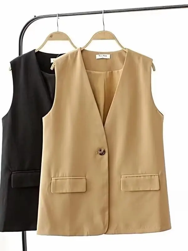plus Size Women's Suit Jacket Short V-Neck Korean Style Loose Versatile Outerwear for Spring Autumn plus Size Women's Vest
plus Size Women's Suit Jacket Short V-Neck Korean Style Loose Versatile Outerwear for Spring Autumn plus Size Women's Vest