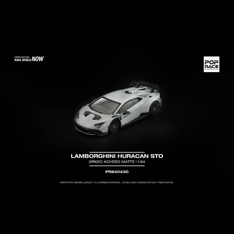 POPRACE 1/64 PR640430 Lamborghini Huracan STO die-cast alloy car model, for boys' toys and adult collection display items.
POPRACE 1/64 PR640430 Lamborghini Huracan STO die-cast alloy car model, for boys' toys and adult collection display items.