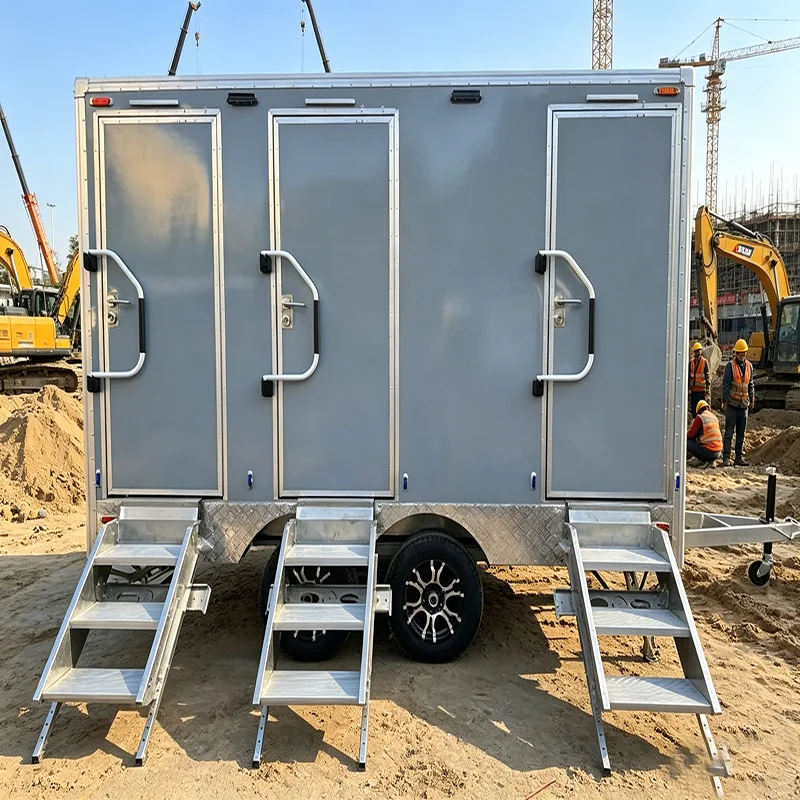 Customized Mobile Public Restroom Anti-Odor Sealed Portable WC Prefab Sanitary Unit for Construction Festival Outdoor Activities
Customized Mobile Public Restroom Anti-Odor Sealed Portable WC Prefab Sanitary Unit for Construction Festival Outdoor Activities