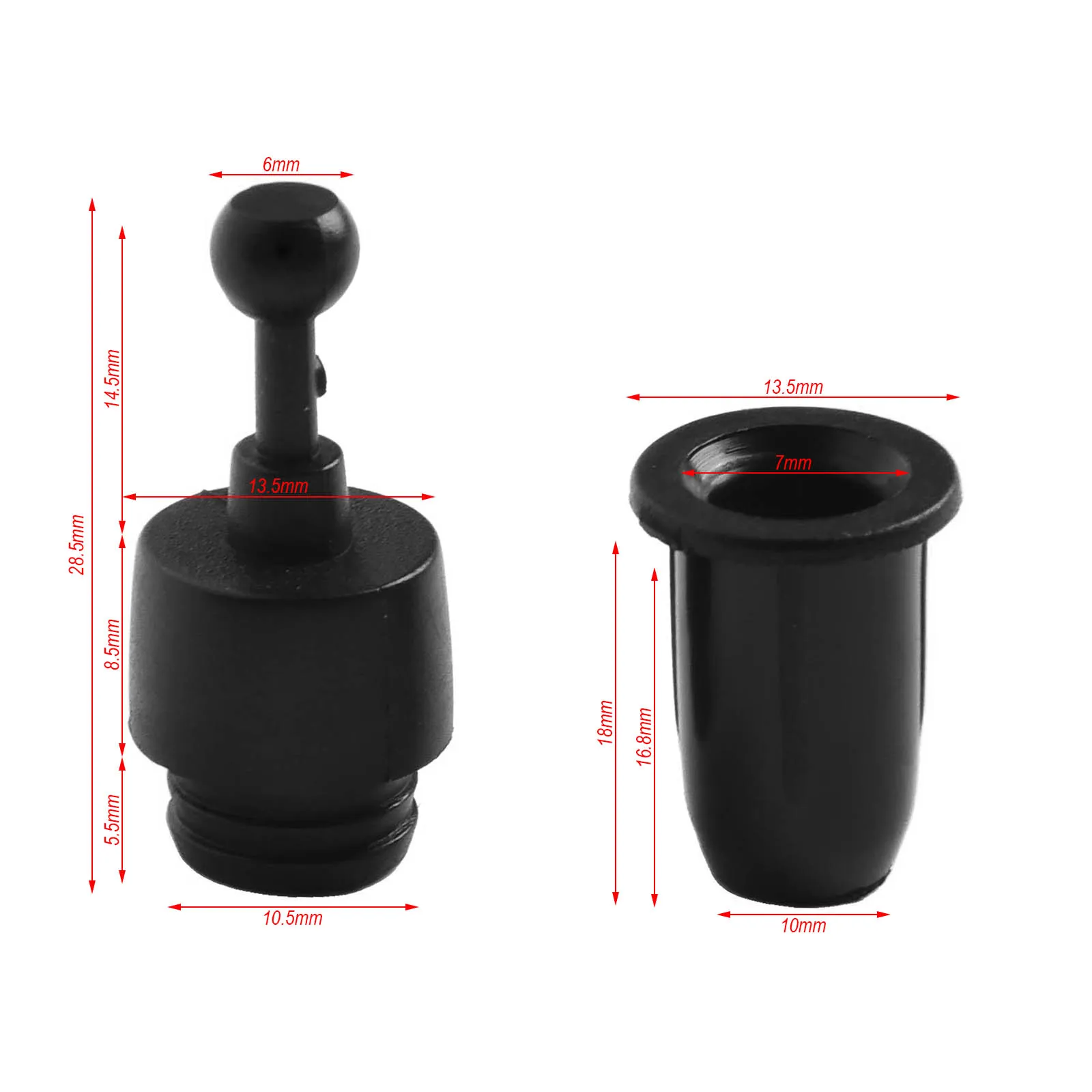 Simple and Convenient Speaker Grill Installation Kit 10 Pairs Plastic Ball Socket Pegs DIY Audio Speaker Buckles
Simple and Convenient Speaker Grill Installation Kit 10 Pairs Plastic Ball Socket Pegs DIY Audio Speaker Buckles