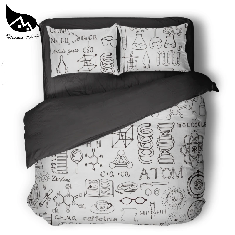 Dream NS GEEK design mathematics chemistry and chemical equations children's room bedding set Atom Quilt cover pillowcase
Dream NS GEEK design mathematics chemistry and chemical equations children's room bedding set Atom Quilt cover pillowcase