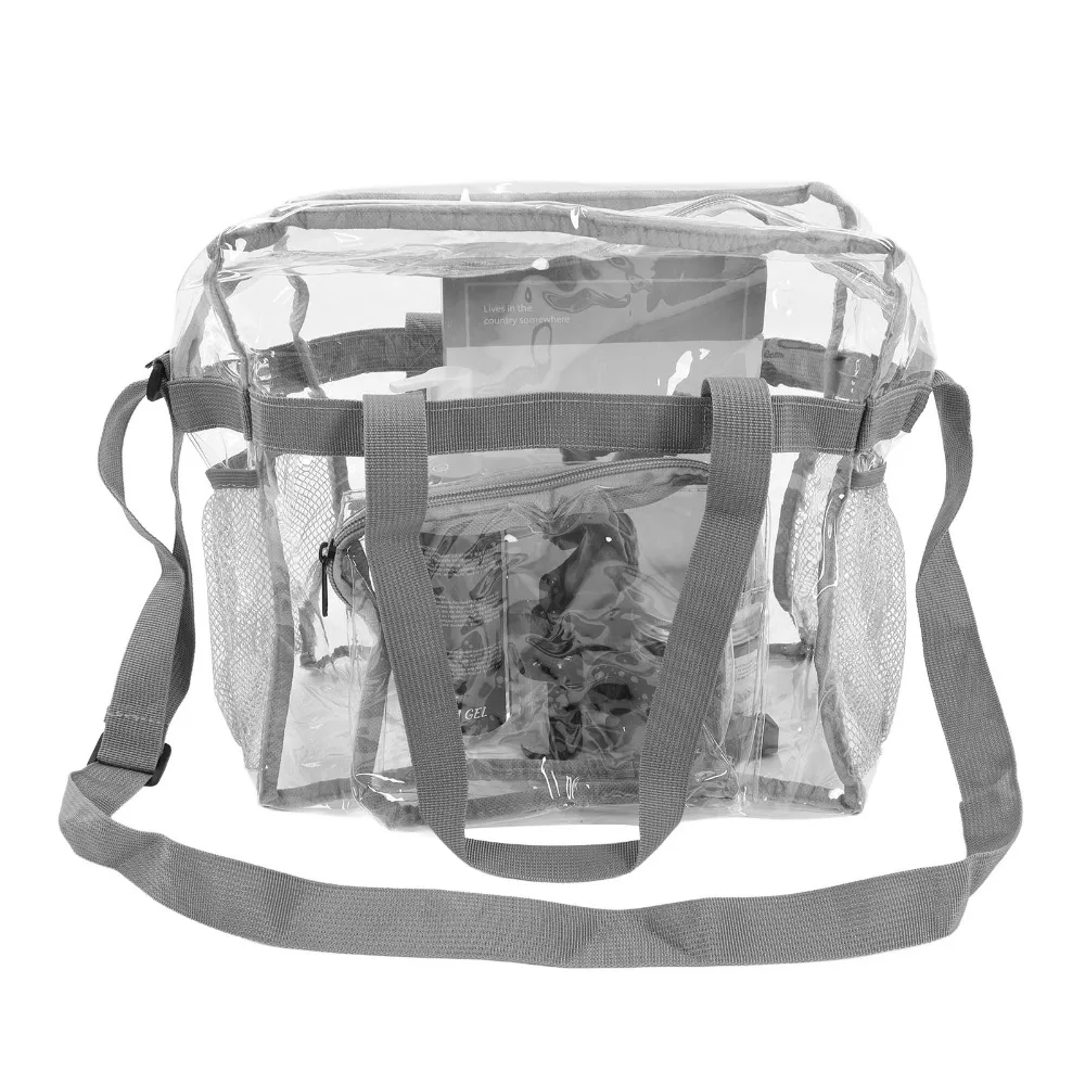 Durable PVC Transparent Handbag Waterproof Large Capacity Clear Bag With Adjustable Strap Clear Tote Bag Outdoor
Durable PVC Transparent Handbag Waterproof Large Capacity Clear Bag With Adjustable Strap Clear Tote Bag Outdoor