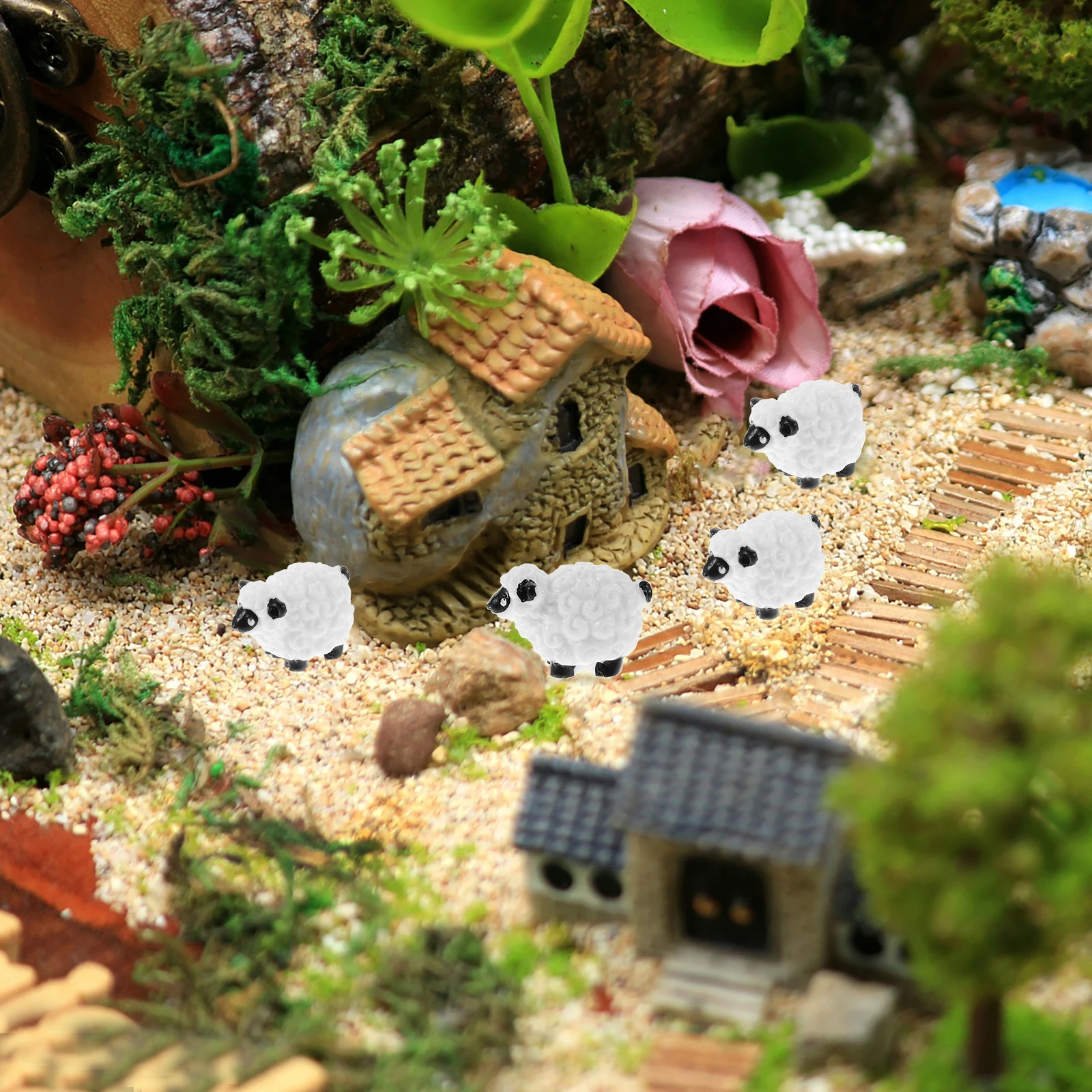 12pcs Resin Sheep Animal Figurines Miniatures for Bonsai Garden Table Display Farm Animals Decor Accessories Tiny Figures
12pcs Resin Sheep Animal Figurines Miniatures for Bonsai Garden Table Display Farm Animals Decor Accessories Tiny Figures