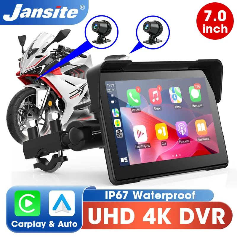 Jansite 5/7 дюймов CarPlay Android Auto мотоцикл экран GPS навигация цифровая мото приборная панель аксессуары для мотоциклов
Jansite 5/7 дюймов CarPlay Android Auto мотоцикл экран GPS навигация цифровая мото приборная панель аксессуары для мотоциклов