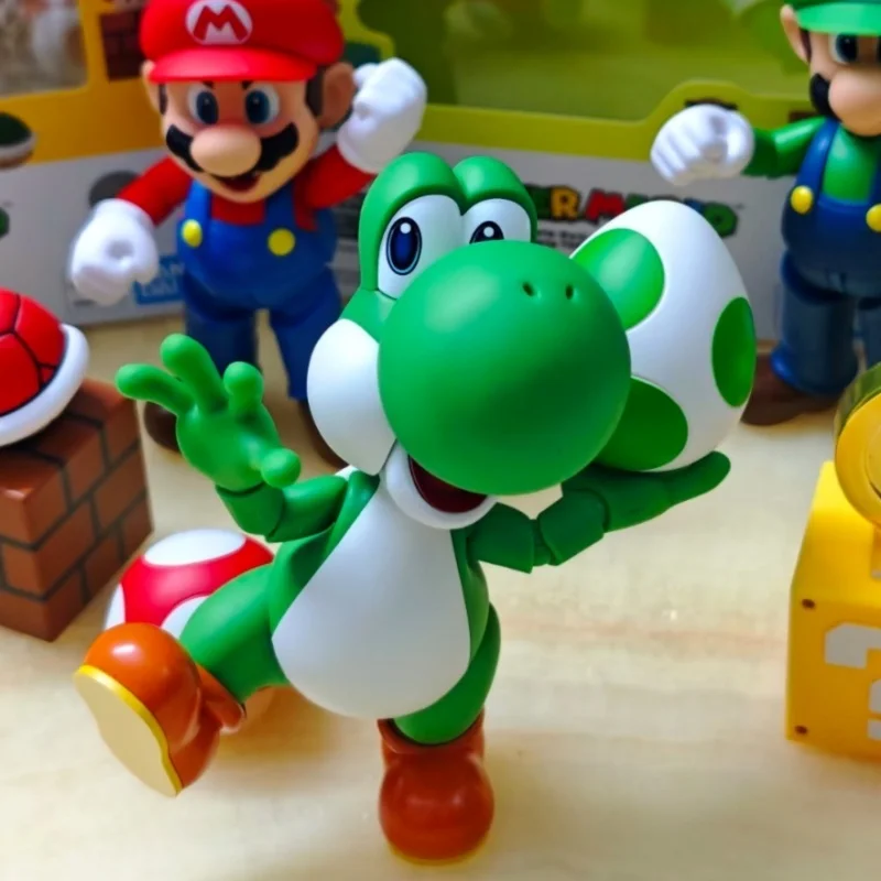 Genuine Bandai Super Mario Model Kit S.H.Figuarts Yoshi Anime Action Figure Collection Finished Model Boys Toys Gifts In Stock
Genuine Bandai Super Mario Model Kit S.H.Figuarts Yoshi Anime Action Figure Collection Finished Model Boys Toys Gifts In Stock