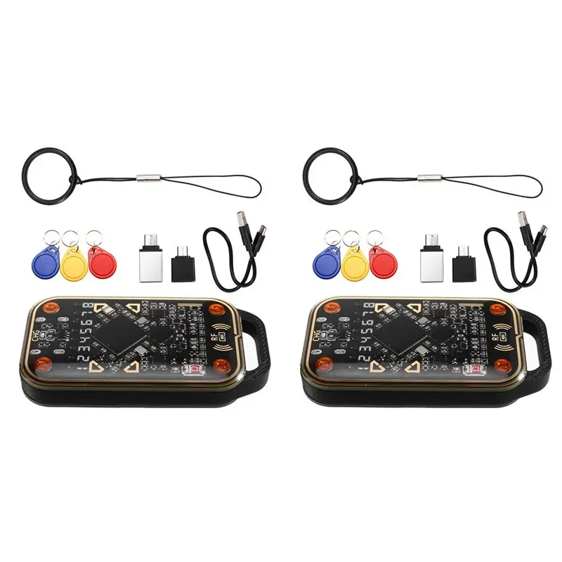 B44C 2X Chameleon Ultra V3.0 RFID Smart Card Emulator Reader 125Khz 13.56Mhz ID IC Smart Card Tag Copyer+6XUID Keychain
B44C 2X Chameleon Ultra V3.0 RFID Smart Card Emulator Reader 125Khz 13.56Mhz ID IC Smart Card Tag Copyer+6XUID Keychain