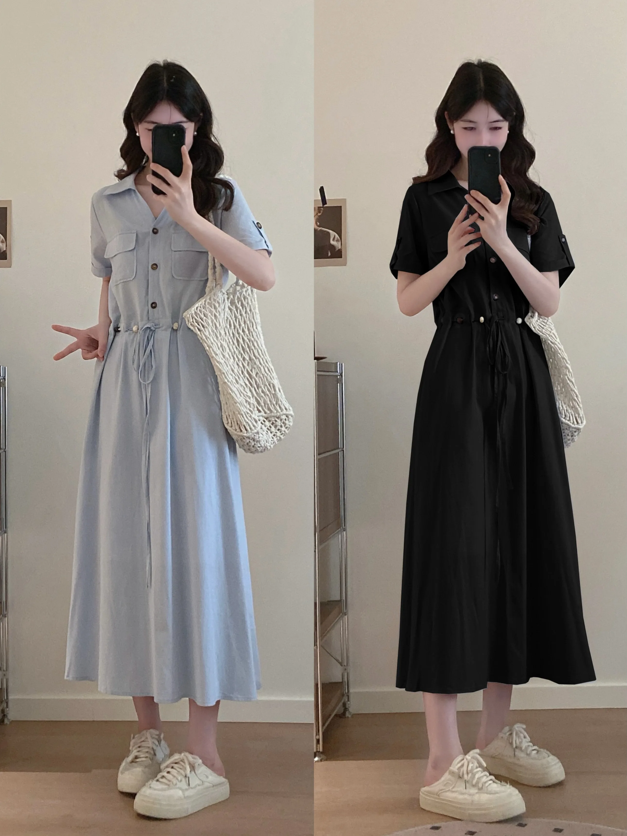 Summer 2026 plus Size Casual V-Neck Simple Fat MM Meat Concealing Slimming Drawstring Workwear Dress Skin-Friendly Breathable
Summer 2026 plus Size Casual V-Neck Simple Fat MM Meat Concealing Slimming Drawstring Workwear Dress Skin-Friendly Breathable