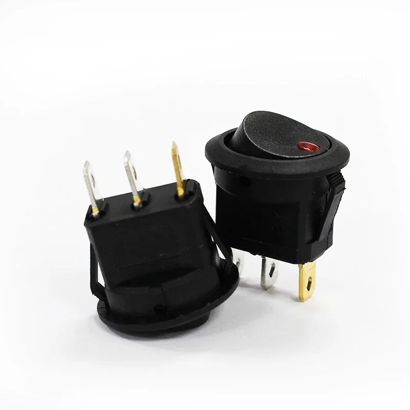 100Pcs 12V 220V Led Switch 16A 12V Dot Light switch Power Switchs Car Button Lights ON/OFF 3pin Round Rocker Switch KCD1 20mm
100Pcs 12V 220V Led Switch 16A 12V Dot Light switch Power Switchs Car Button Lights ON/OFF 3pin Round Rocker Switch KCD1 20mm