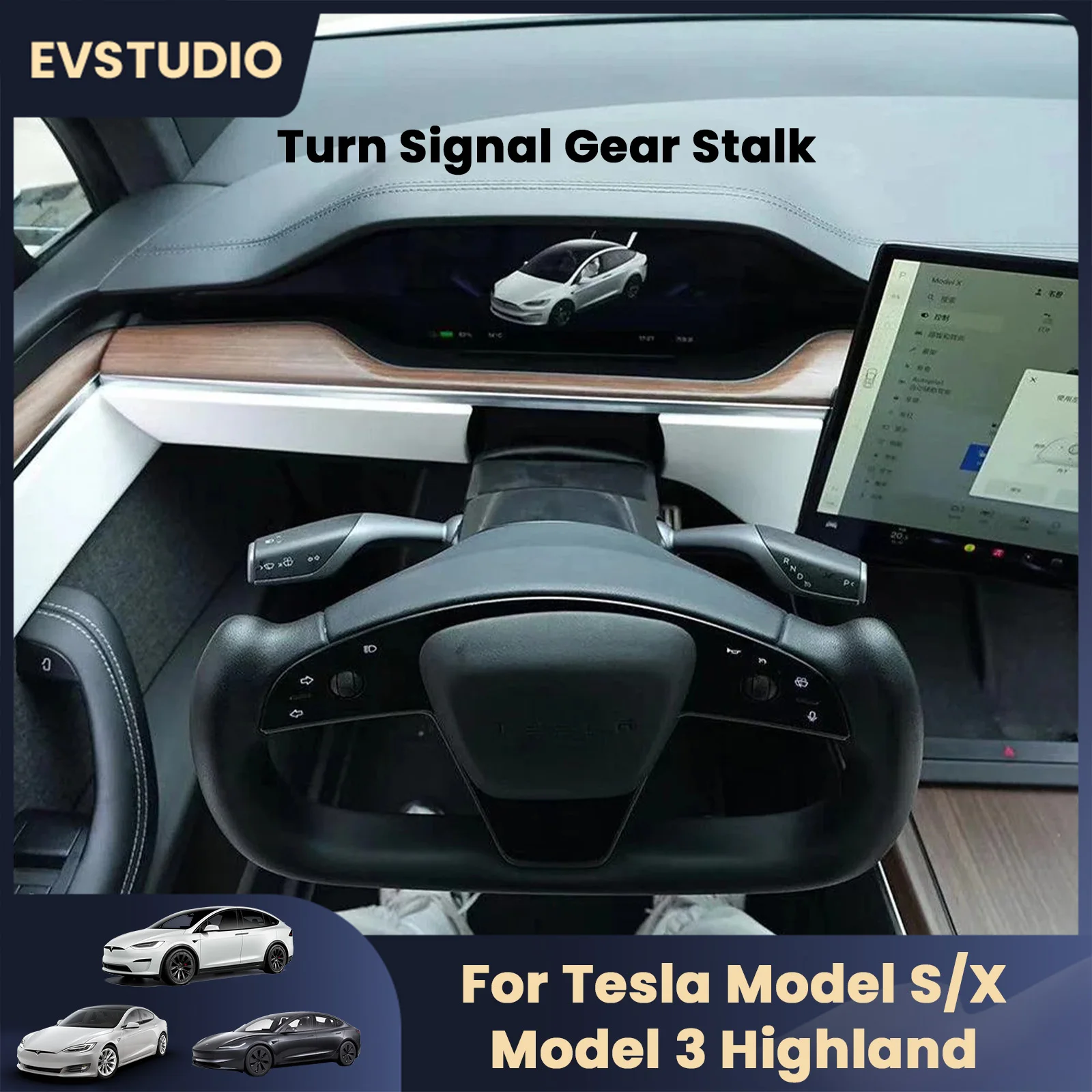 for Tesla Model 3 Highland Gear Shifter Turn Stalks Lever Signal Wiper Handle for Model S/X Physical Shift Grab Car Accessories
for Tesla Model 3 Highland Gear Shifter Turn Stalks Lever Signal Wiper Handle for Model S/X Physical Shift Grab Car Accessories