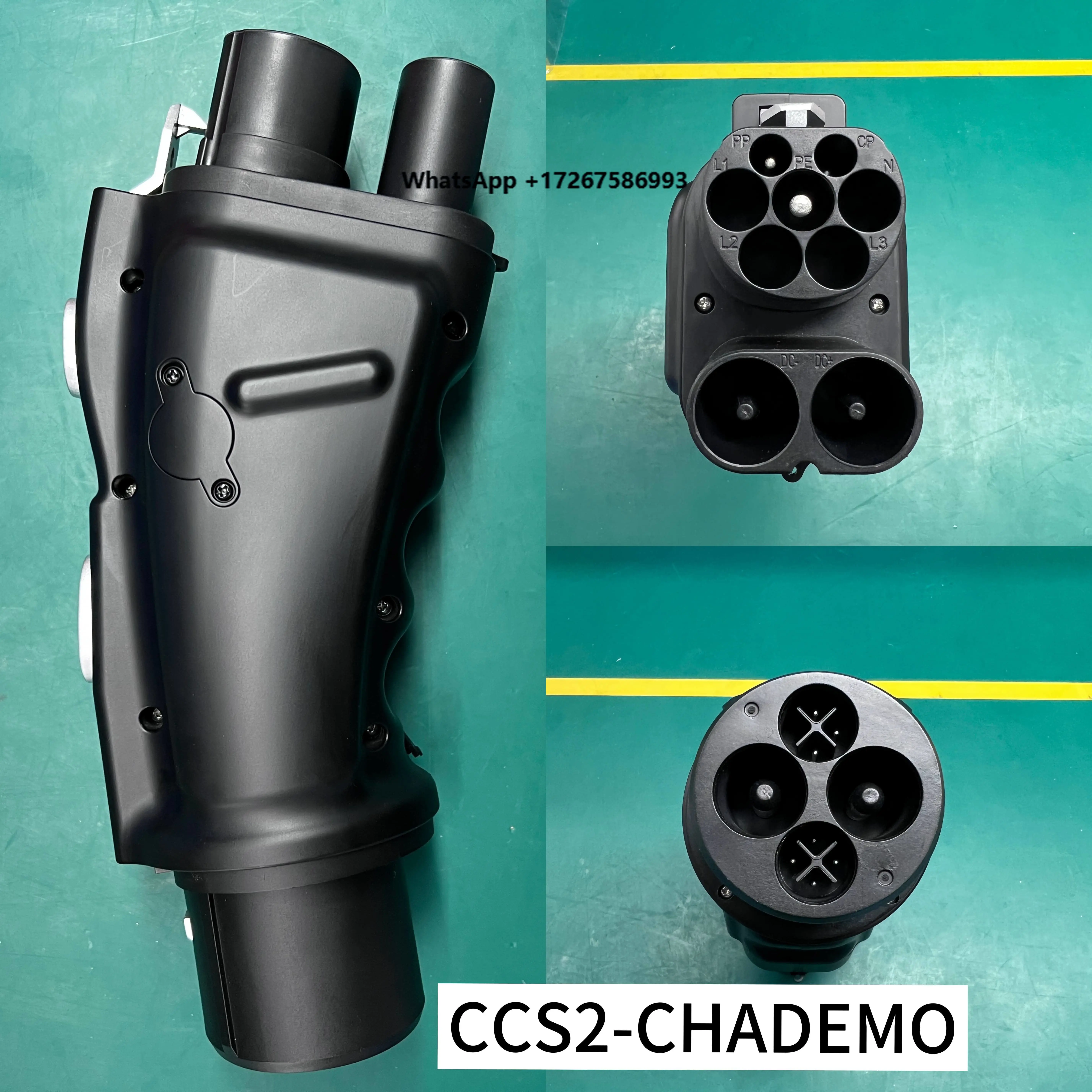 2026 NEW Adapter DC Connectors CCS2 to CHAdeMO DC Charging EV Adapter Connector 250A Adapter Electric Car Charger
2026 NEW Adapter DC Connectors CCS2 to CHAdeMO DC Charging EV Adapter Connector 250A Adapter Electric Car Charger