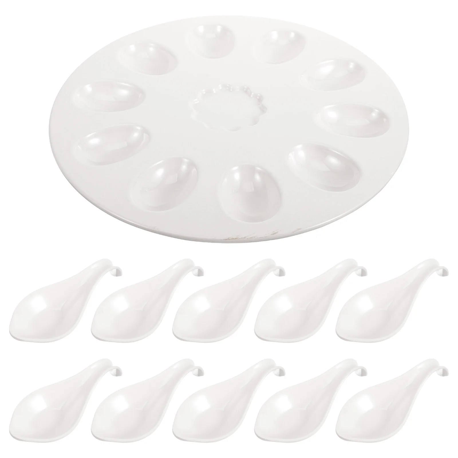 Hotpot Meatball Serving Platter Deviled Egg Plates Seafood Tray Melamine Dish Party Banquet Use Easy Wash
Hotpot Meatball Serving Platter Deviled Egg Plates Seafood Tray Melamine Dish Party Banquet Use Easy Wash