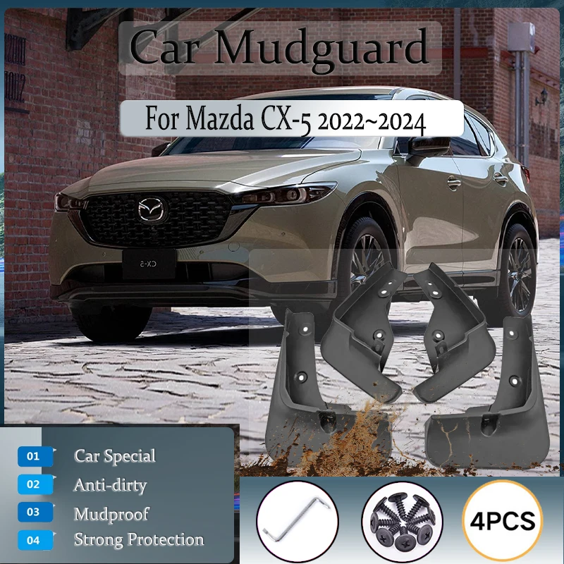 Car Mudflaps For Mazda CX-5 CX5 CX 5 KF 2022 2023 2024 Facelift Version Dustproof Mudguard Fender Guard Mudflap Auto Accessories
Car Mudflaps For Mazda CX-5 CX5 CX 5 KF 2022 2023 2024 Facelift Version Dustproof Mudguard Fender Guard Mudflap Auto Accessories