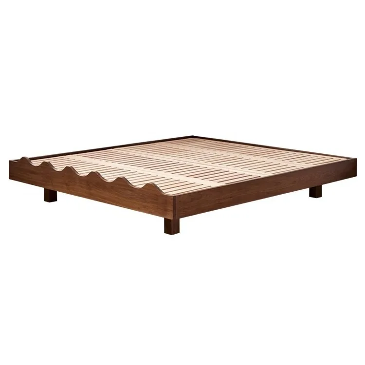 North America, black walnut, tatami, suspended bed, simple, no backrest, Japanese style, short bed
North America, black walnut, tatami, suspended bed, simple, no backrest, Japanese style, short bed