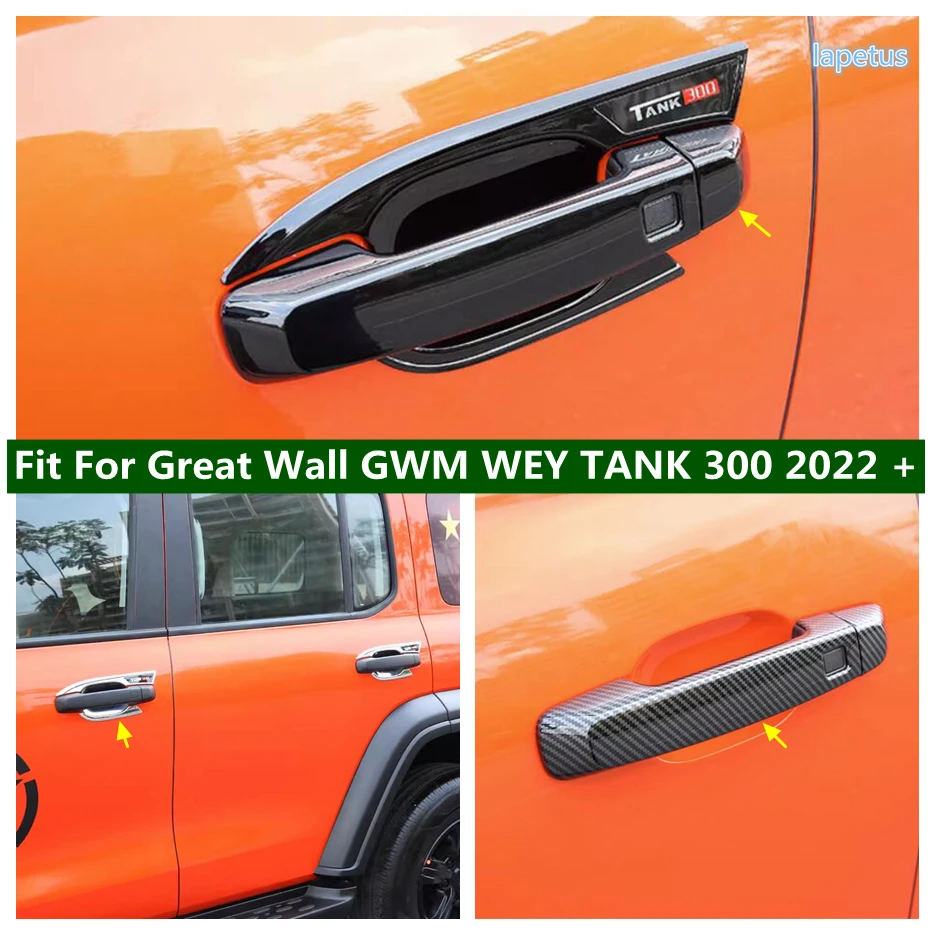 Car Accessories Outside Door Pull Doorknob Handle Bowl Decor Cover Trim For Great Wall GWM WEY TANK 300 2022 2023 Carbon Fiber
Car Accessories Outside Door Pull Doorknob Handle Bowl Decor Cover Trim For Great Wall GWM WEY TANK 300 2022 2023 Carbon Fiber