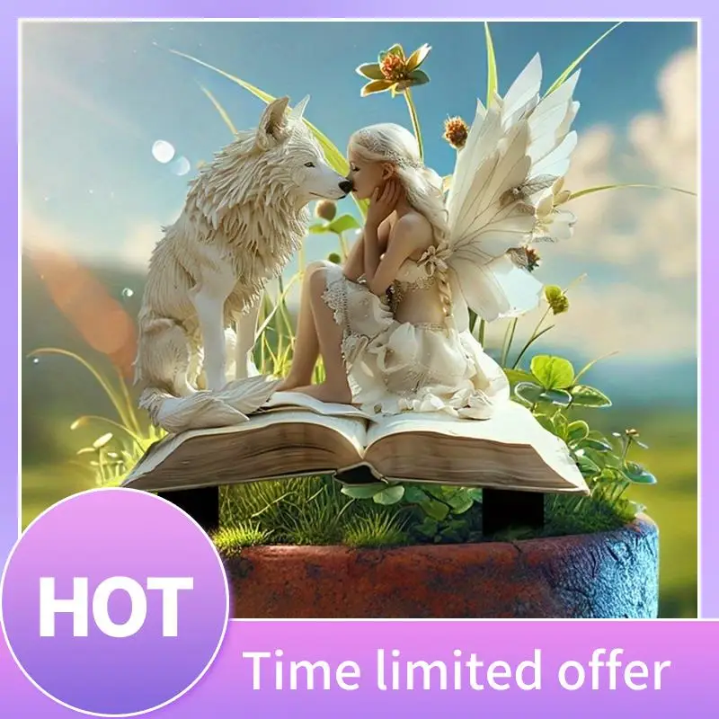 B69C Majestic Wolf And Fairy, Acrylic Fairy Flower Pot Insert, Suitable For Potted Plants And Garden Lawn Decoration
B69C Majestic Wolf And Fairy, Acrylic Fairy Flower Pot Insert, Suitable For Potted Plants And Garden Lawn Decoration