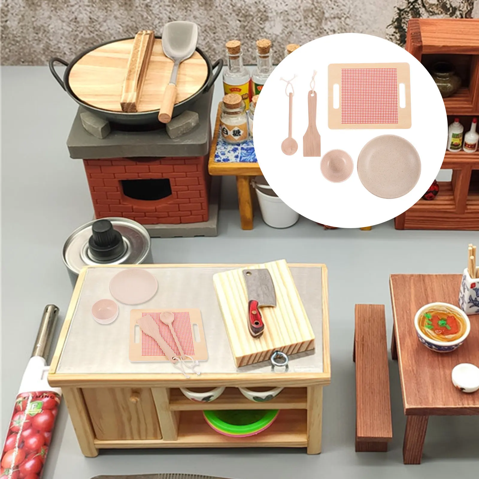 1Set Wooden Kitchen Playset Smooth Edge Creative Cooking Accessories Educational Role Play for Kids Children Gift Interactive
1Set Wooden Kitchen Playset Smooth Edge Creative Cooking Accessories Educational Role Play for Kids Children Gift Interactive