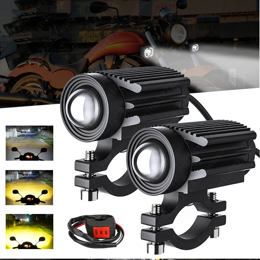 Motorcycle Spotlights LED Headlight Fog Light Lamps Auxiliary Fog Light 12V 24V for Honda Yamaha Suzuki Hero Italika Jawa BMW
Motorcycle Spotlights LED Headlight Fog Light Lamps Auxiliary Fog Light 12V 24V for Honda Yamaha Suzuki Hero Italika Jawa BMW