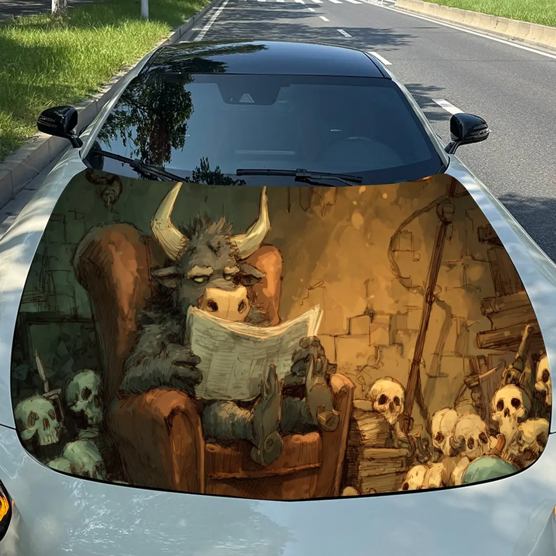 Bizarre Scene Car Hood Stickers - Self-Adhesive, Waterproof and Durable Vinyl Wrap, Decorate And Protect Your Car, Fit For All C
Bizarre Scene Car Hood Stickers - Self-Adhesive, Waterproof and Durable Vinyl Wrap, Decorate And Protect Your Car, Fit For All C