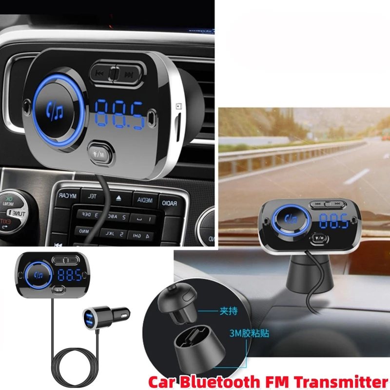 Автомобильный Bluetooth FM-передатчик музыкальный mp3-плеер с радио-адаптером сверхбыстрое зарядное устройство USB
Автомобильный Bluetooth FM-передатчик музыкальный mp3-плеер с радио-адаптером сверхбыстрое зарядное устройство USB