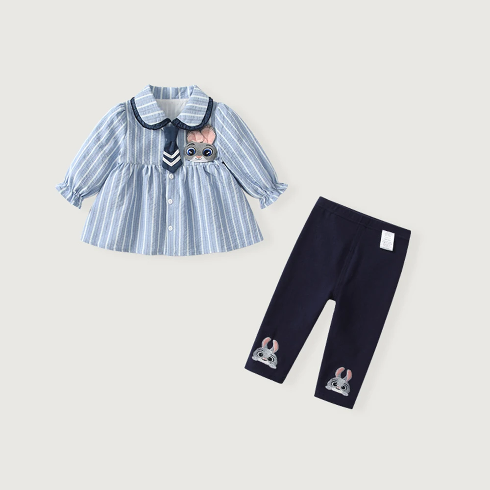 Zootopia Rabbit Police Officer Children's Dress Set Academy Style Princess Dress Pant Two Piece Set Spring Autumn Girl Clothes
Zootopia Rabbit Police Officer Children's Dress Set Academy Style Princess Dress Pant Two Piece Set Spring Autumn Girl Clothes