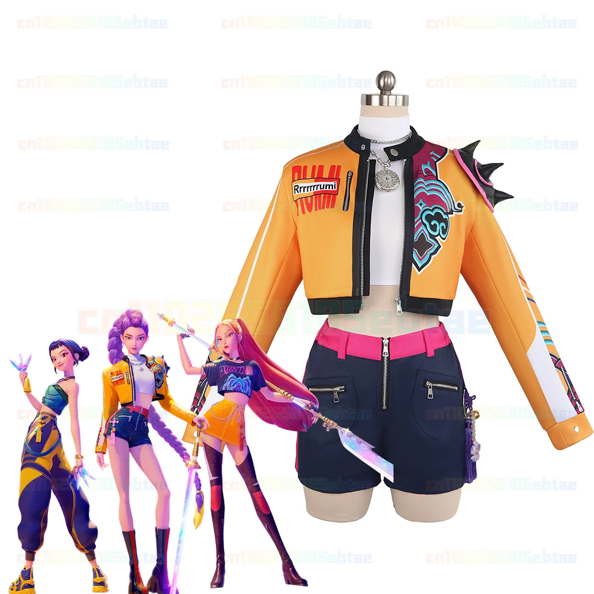 2025 Movies Kpop Demon Hunters Cosplay Zoey Rumi Mira for Women Halloween Top Pants Full Set Outfit Halloween Costumes
2025 Movies Kpop Demon Hunters Cosplay Zoey Rumi Mira for Women Halloween Top Pants Full Set Outfit Halloween Costumes
