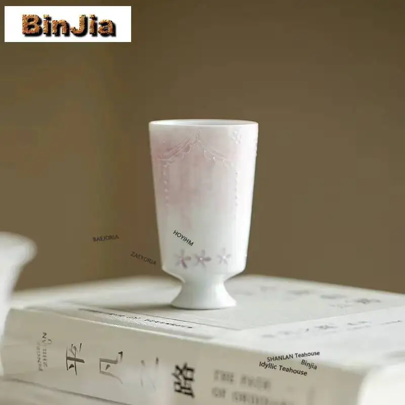 65ml Hand Drawn Purple Curtain Arita Porcelain Teacup Luxury Tea Bowl Mug Tea-tasting Fragrance Cup Chazhan Master Cups
65ml Hand Drawn Purple Curtain Arita Porcelain Teacup Luxury Tea Bowl Mug Tea-tasting Fragrance Cup Chazhan Master Cups