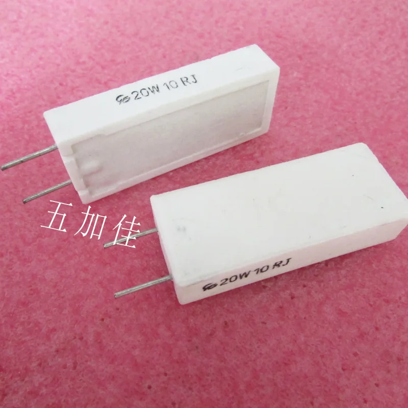 10-100pcs 20W10RJ 20W 10R high-quality high-power vertical ceramic resistors
10-100pcs 20W10RJ 20W 10R high-quality high-power vertical ceramic resistors