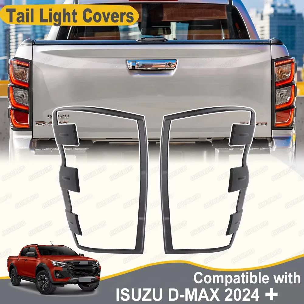 Matte Black Taillight Covers Surround Trim for ISUZU D-Max Dmax 2024 2025 2026 Rear Lamp Hood Body Kits Car Exterior Accessories
Matte Black Taillight Covers Surround Trim for ISUZU D-Max Dmax 2024 2025 2026 Rear Lamp Hood Body Kits Car Exterior Accessories
