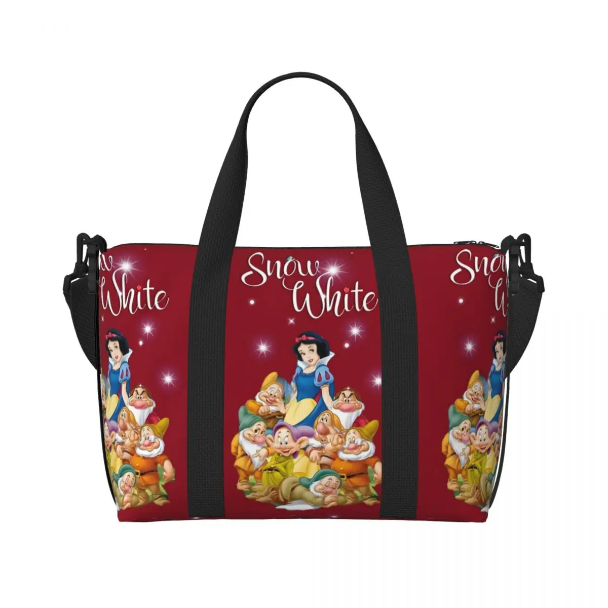 Custom Snow White And The Seven Dwarfs Tote Bag Women Large Capacity Fashion Film Beach Gym Shoulder Travel Bag
Custom Snow White And The Seven Dwarfs Tote Bag Women Large Capacity Fashion Film Beach Gym Shoulder Travel Bag
