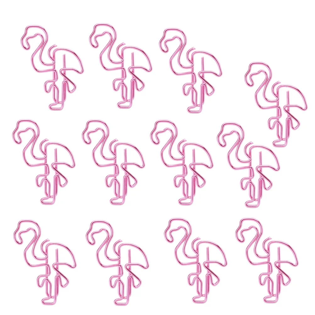 12 Pcs Desk Metal Paper Clips Accessories Office School Supplies Bookmark Flamingo Paper Clips Gifts
12 Pcs Desk Metal Paper Clips Accessories Office School Supplies Bookmark Flamingo Paper Clips Gifts