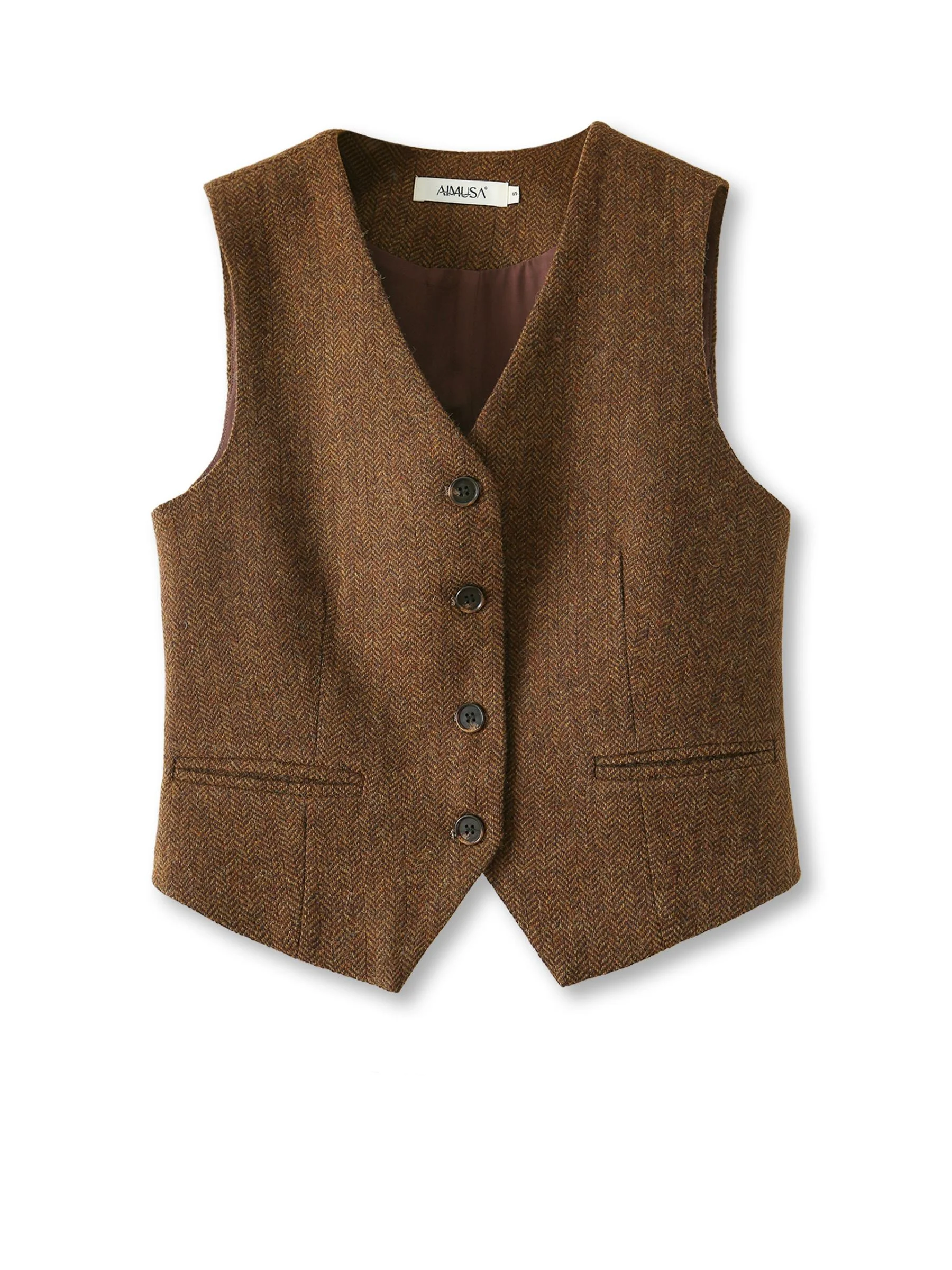 Women's Woolen Suit Vest Svel Layering V-Ne ort Length Button-Up Autumn Winter Faion Traditional Chinese Sle Top
Women's Woolen Suit Vest Svel Layering V-Ne ort Length Button-Up Autumn Winter Faion Traditional Chinese Sle Top