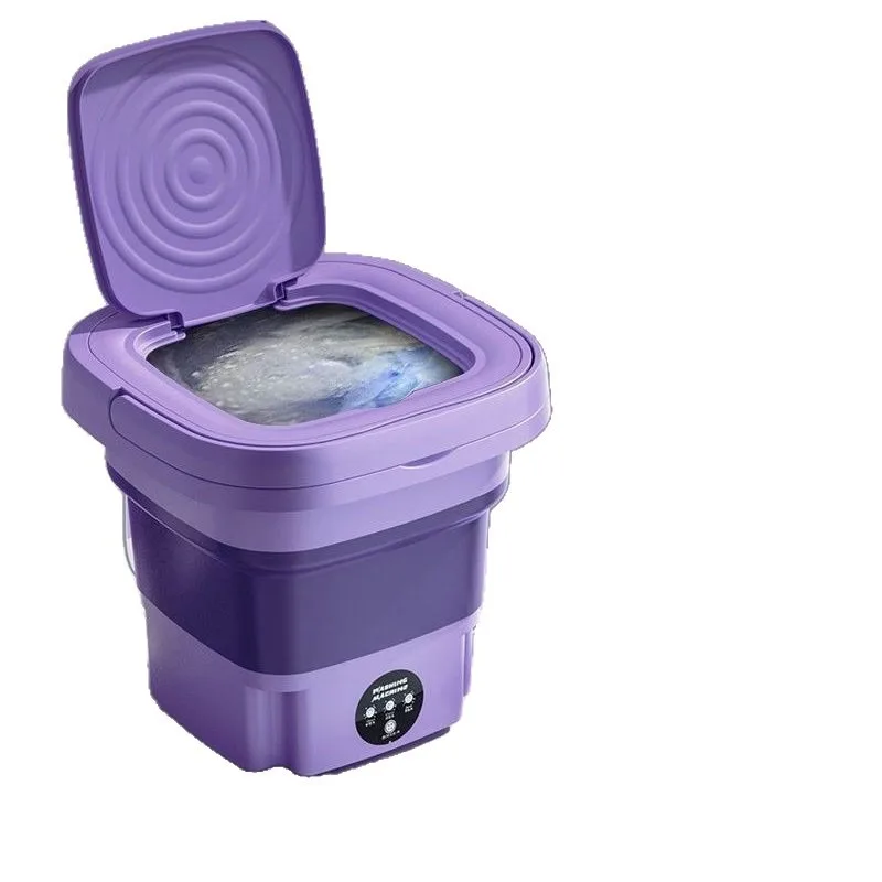 Mini folding small washing machine underwear elution integrated portable socks dormitory household lazy artifact
Mini folding small washing machine underwear elution integrated portable socks dormitory household lazy artifact