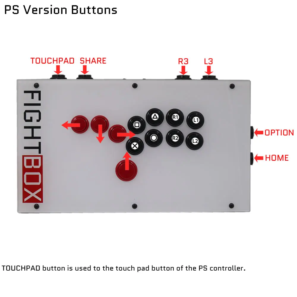 Fightbox FightBox F GEN5 Brook Gen-5 Zero Delay Hitbox Style Sanwa OBSF-24/30 Arcade Game Controller for PS5/PS4/PS3/PC/SWITCH
Fightbox FightBox F GEN5 Brook Gen-5 Zero Delay Hitbox Style Sanwa OBSF-24/30 Arcade Game Controller for PS5/PS4/PS3/PC/SWITCH